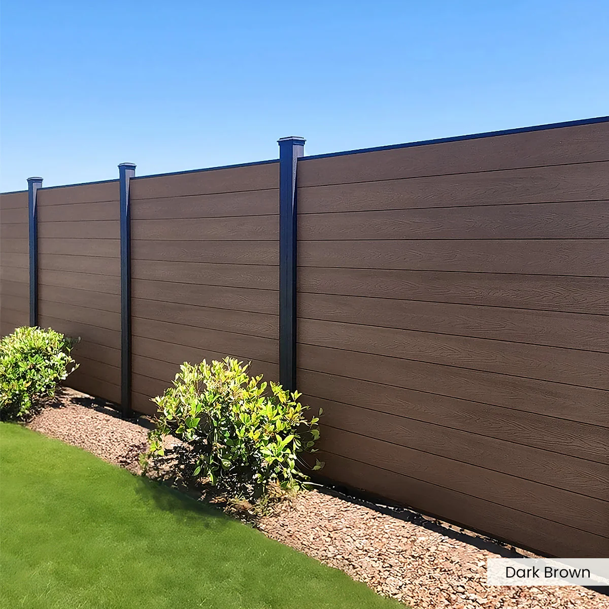 Composite fencing installation project in London
