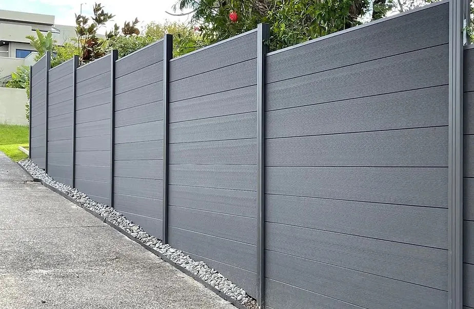Composite fencing with installation